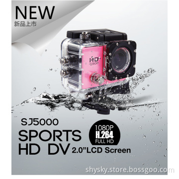 1080P H.264 2.0" LCD Screen 30M Waterproof Full HD Sports HD DV Camera SJ5000